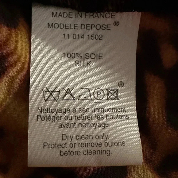 CELINE beautiful silk blouse size 42 - Picture 10 of 11